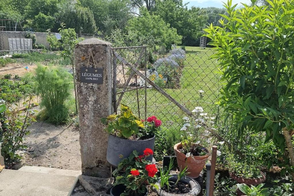 Les Noyers Monestois Entre Cher Et Canal De Berry Mennetou-sur-Cher Exterior photo